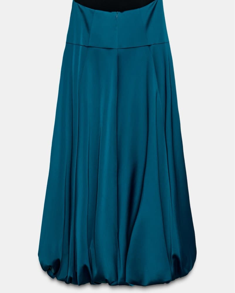 Elegant Teal Maxi Dress - Image 3