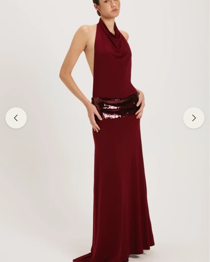 Ance Gria Adele Gown - Wine - Image 1