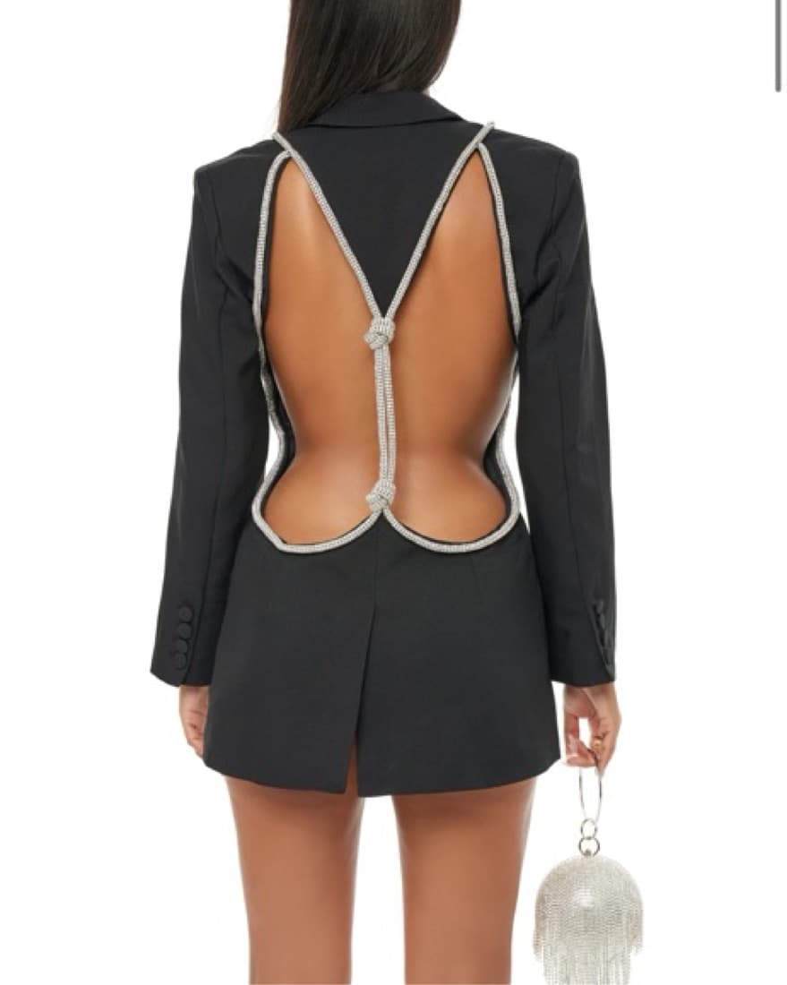 Blazer Backless Dress - Image 4