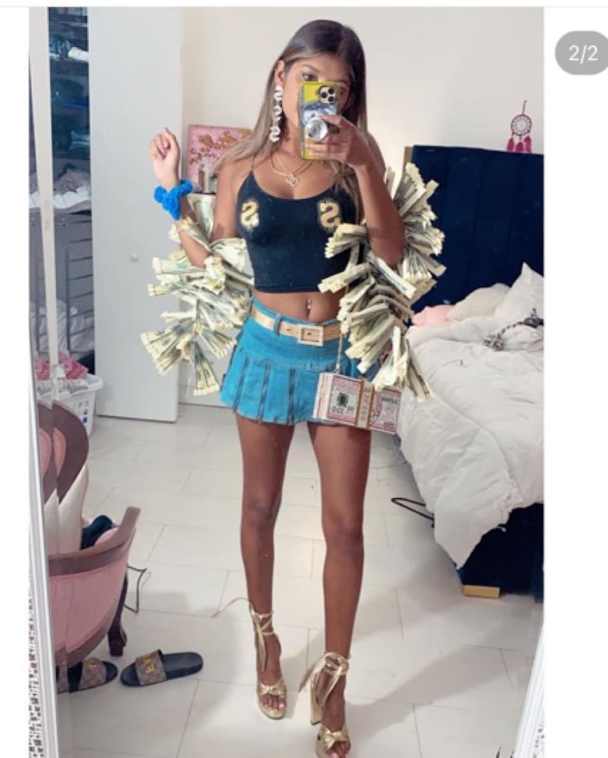 i am gia denim mini skirt  - Image 2