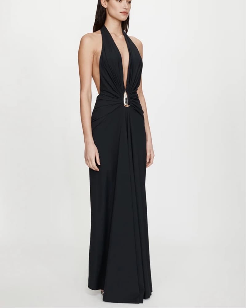 Christopher Esber Crystal Pendant Dress - Image 2