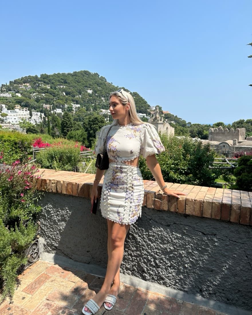 Zimmermann Jude Cutout Mini Dress - Image 2
