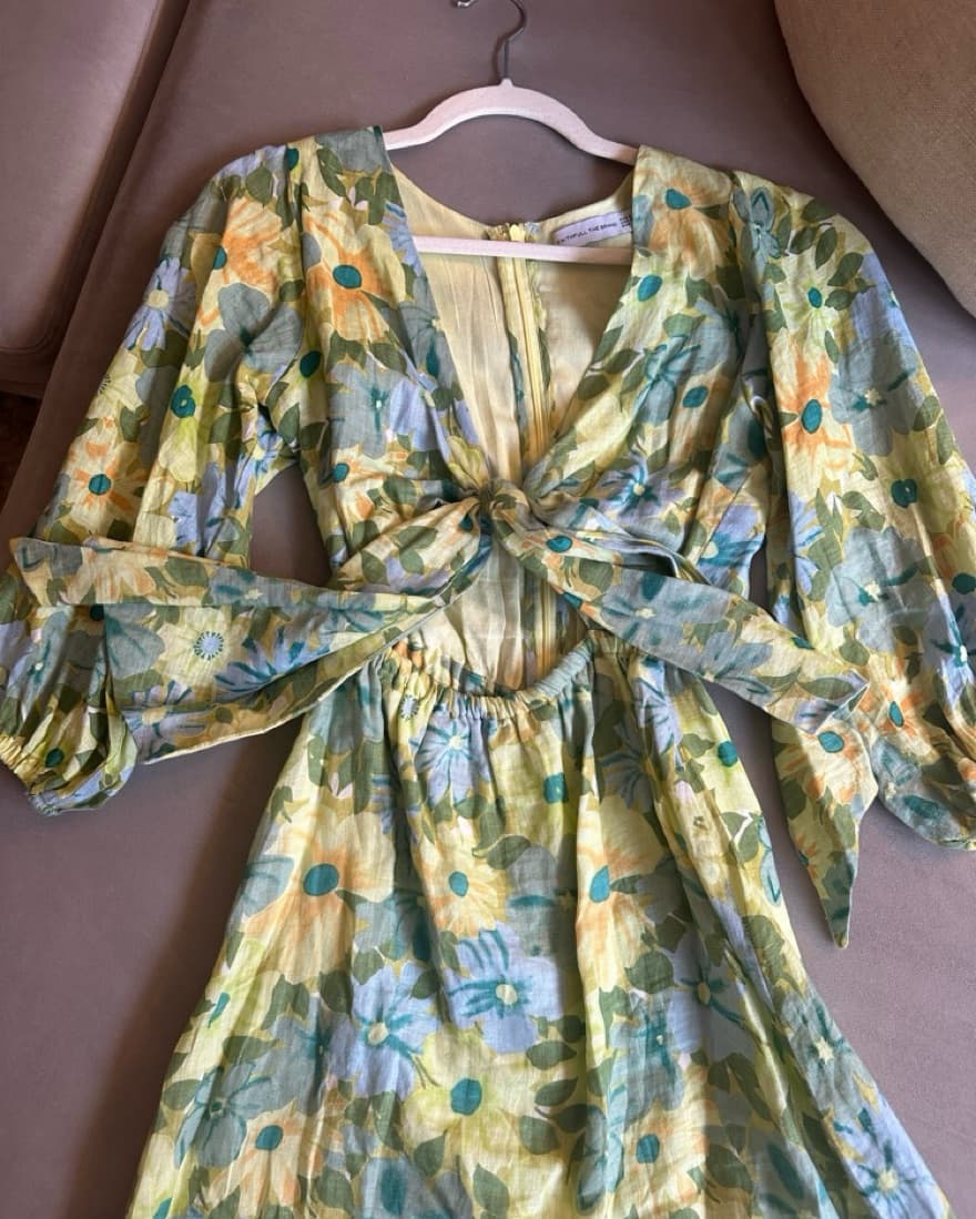 Faithfull The Brand Cintare Mini Dress - Image 4