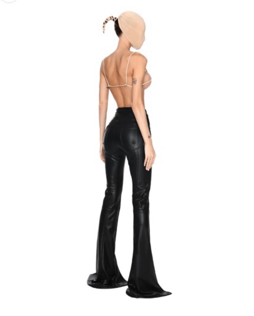 GARAGE.EST LACE-UP FLARED PANTS - Image 3