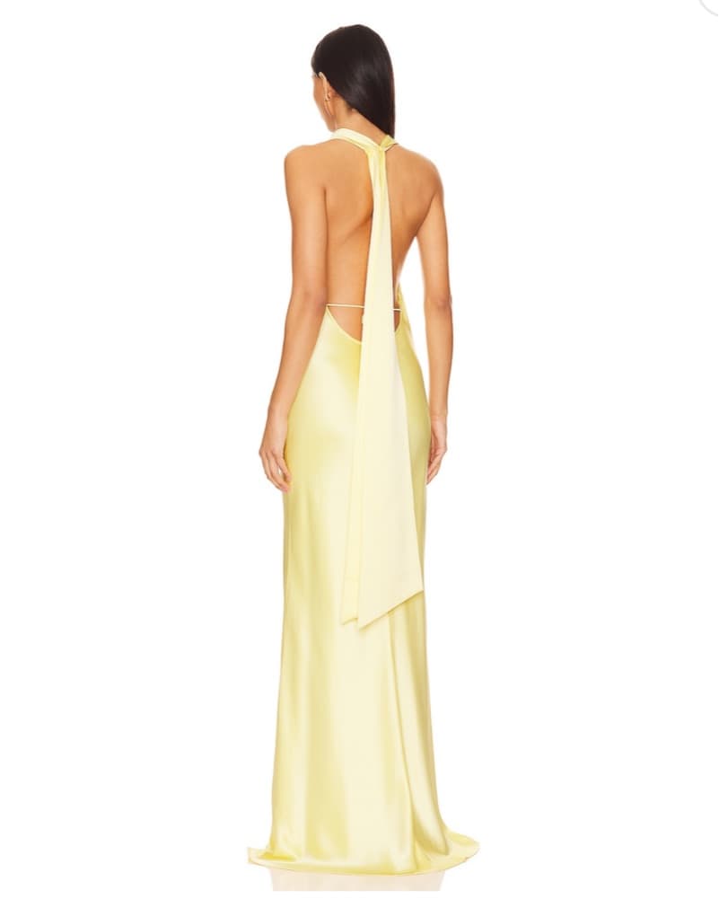 Sau Lee Pearl Gown in Popcorn Yellow 💛 - Image 2