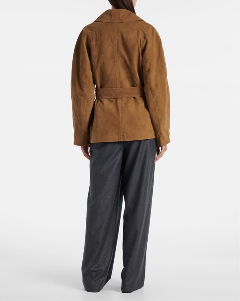 Róhe Belted Suede Jacket - Image 3