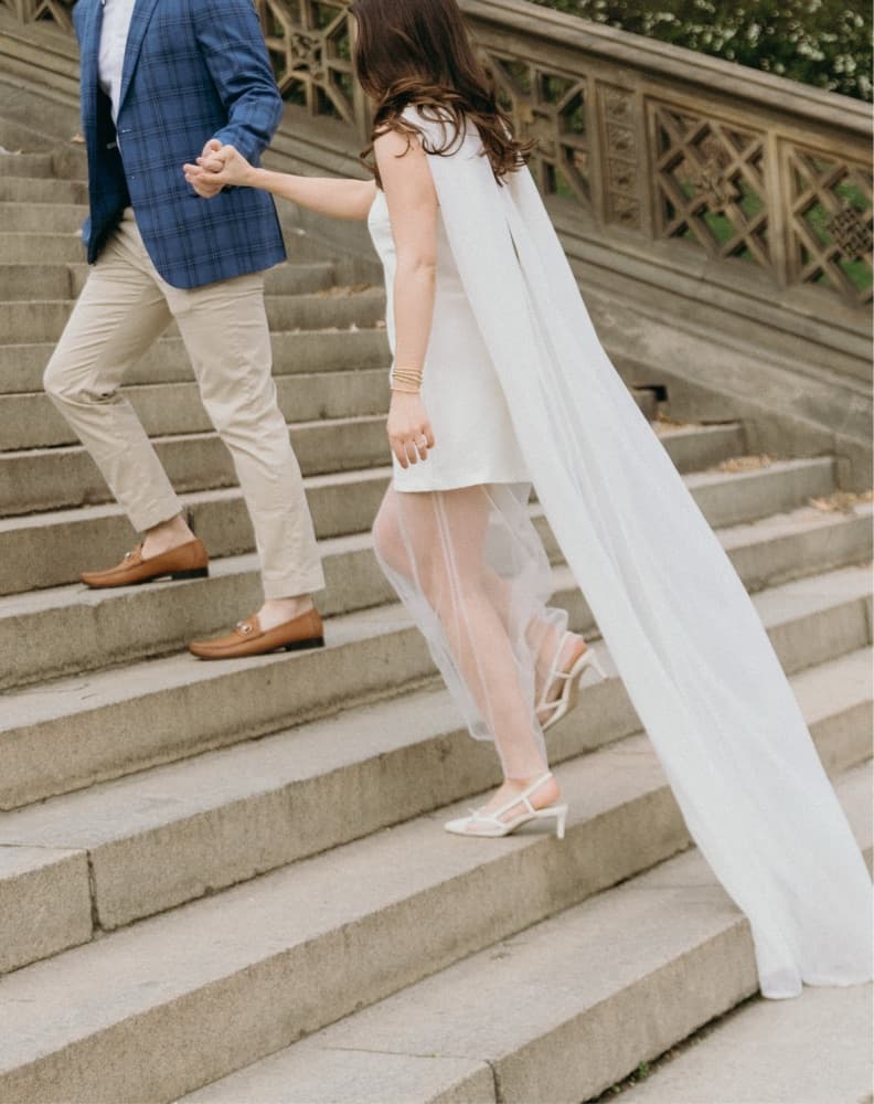 Haraway Designs Custom White Scarf Dress - Image 2