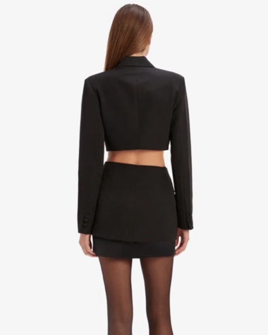 Bardot Backless Blazer In Ivory - Image 3