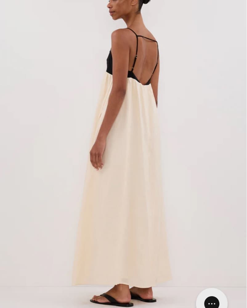 Dissh ELENA BUTTERMILK LINEN MAXI DRESS - Image 3