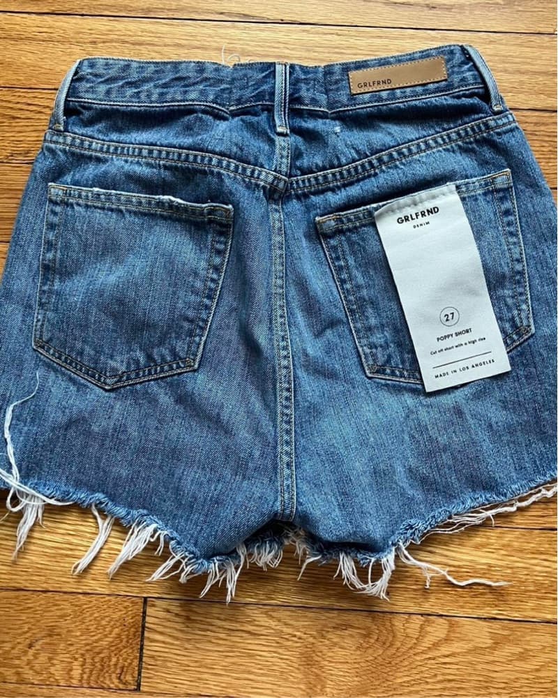 GRLFEND Distressed Denim Shorts - Image 2