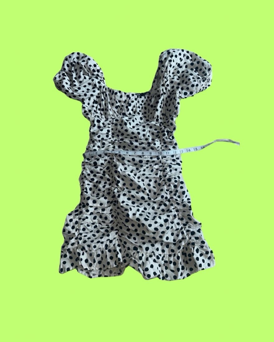 Zara Stylish Polka Dot Dress - Image 6