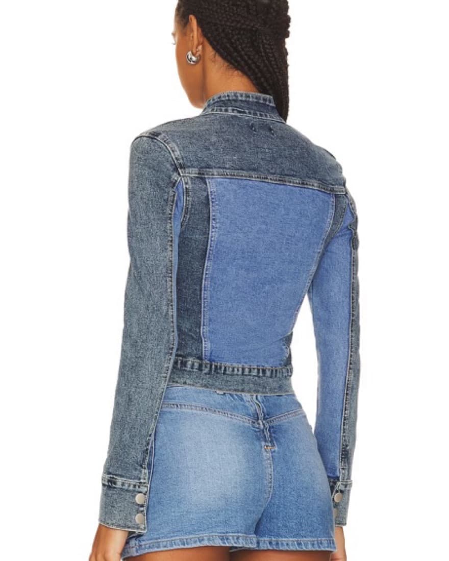 Superdown Quinn Moto Denim Jacket  - Image 2