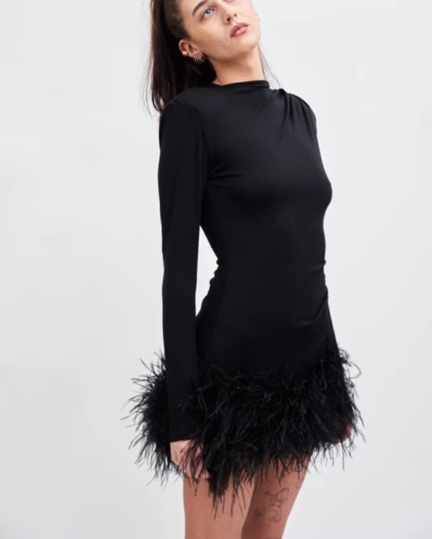 Dana Foley Long Sleeve Mini Dress - Image 1
