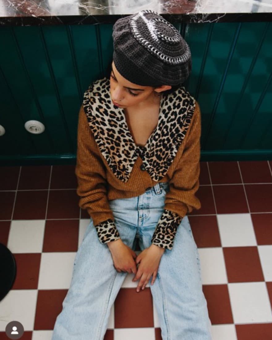 Ganni leopard collar - Image 1