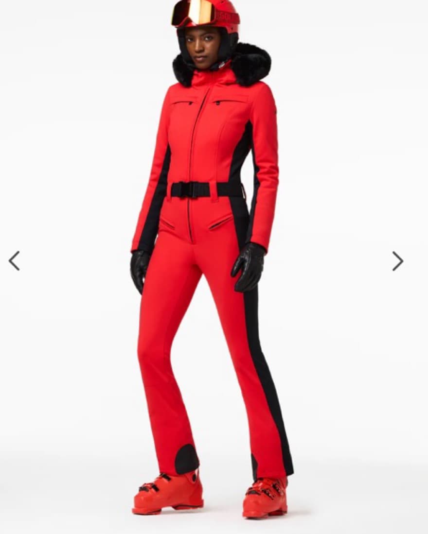 goldbergh parry ski suit with faux fur - Image 1