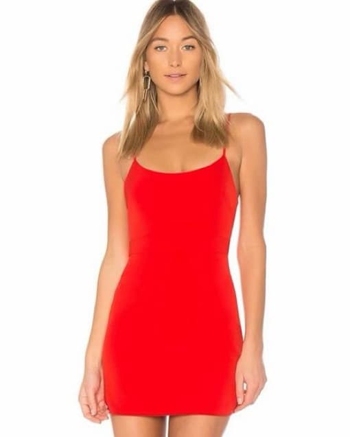 NBD Gracey Dress - Red - Image 6