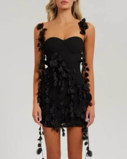 HEIRESS BLACK DRESS - Image 2