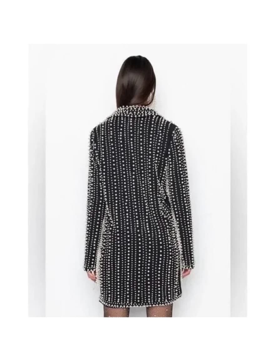 AKIRA DAVINCI LONG PEARL WORK BLAZER - Image 3