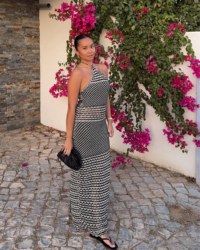 Crochet Halfer Maxi Dress From Tularosa - Image 1