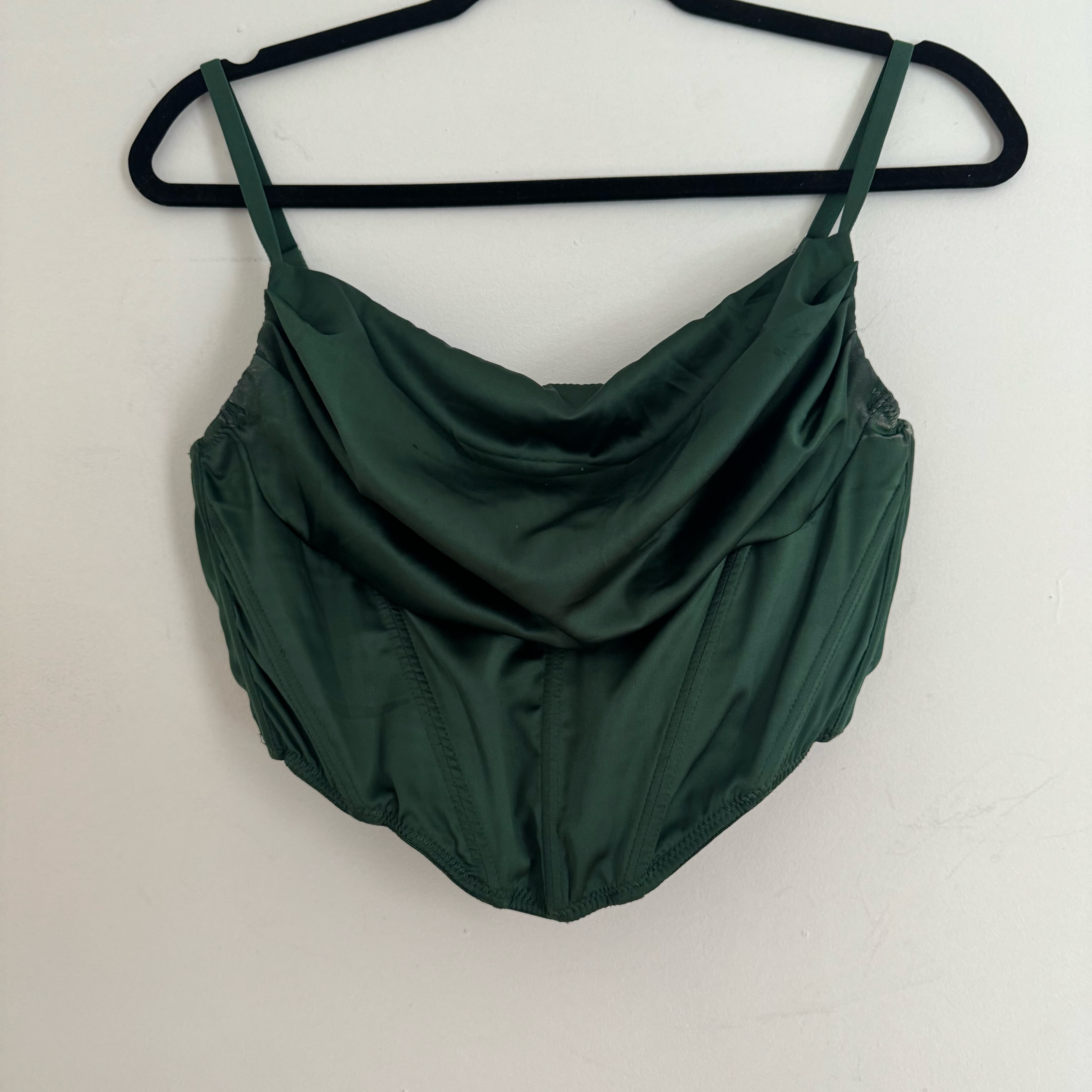 Urban Outfitters Green Corset Top - Image 3