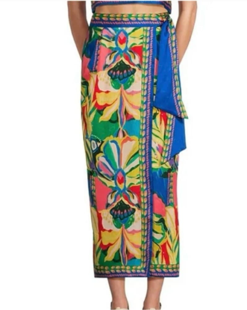 Floral Satin 2-Piece Set - Image 2