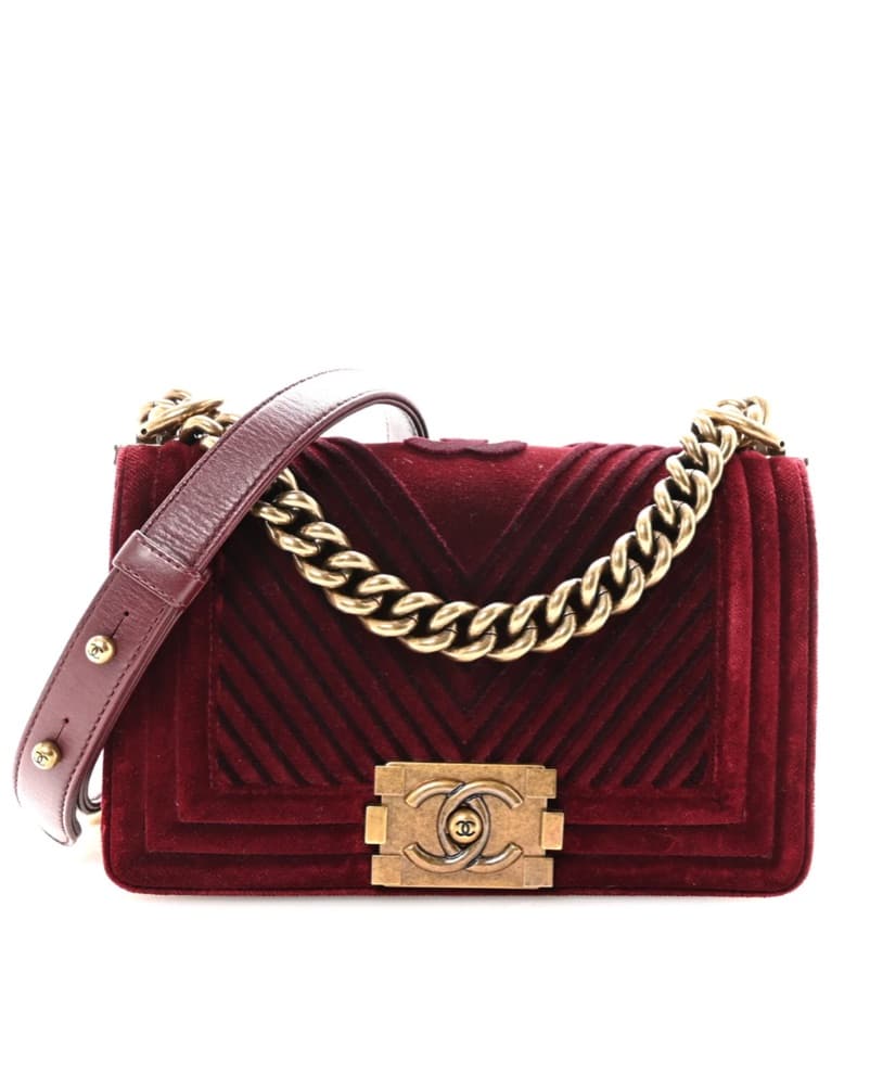 Chanel Velvet Boy Bag  - Image 1