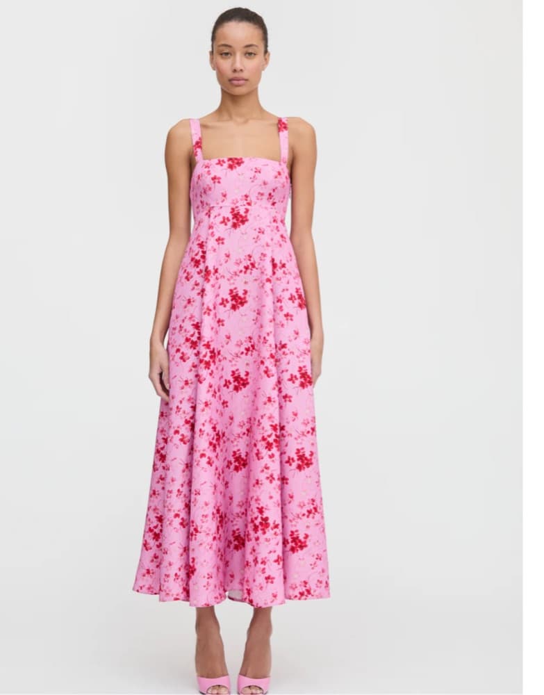 Hill House Home Floral Midi Dress - Image 1