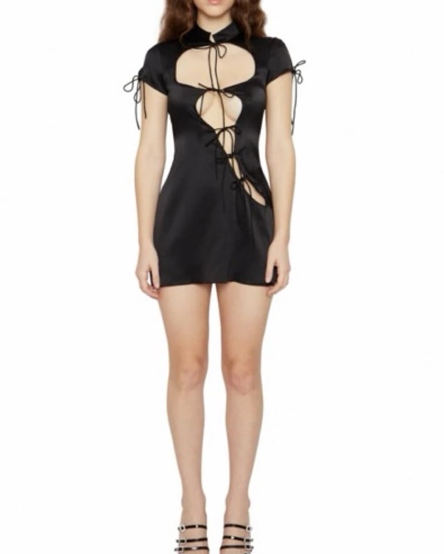 Danielle Guizio Cut Out Mini Dress  - Image 1