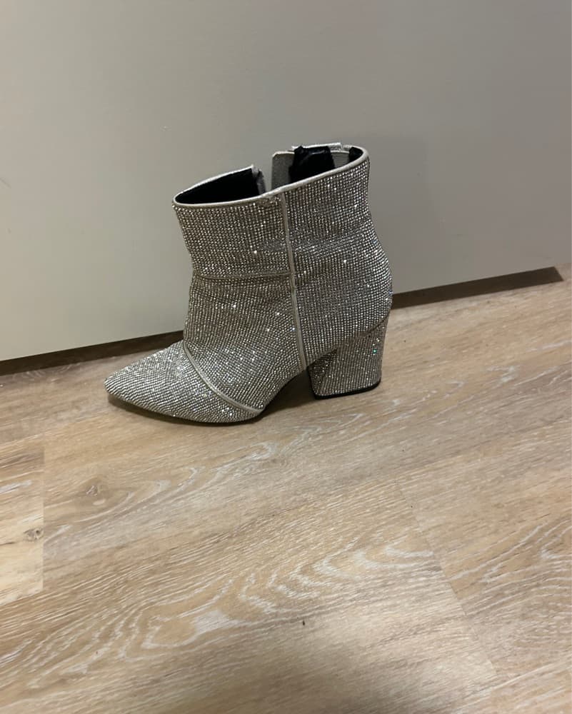 Sparkle Diamond Ankle Booties - Image 1