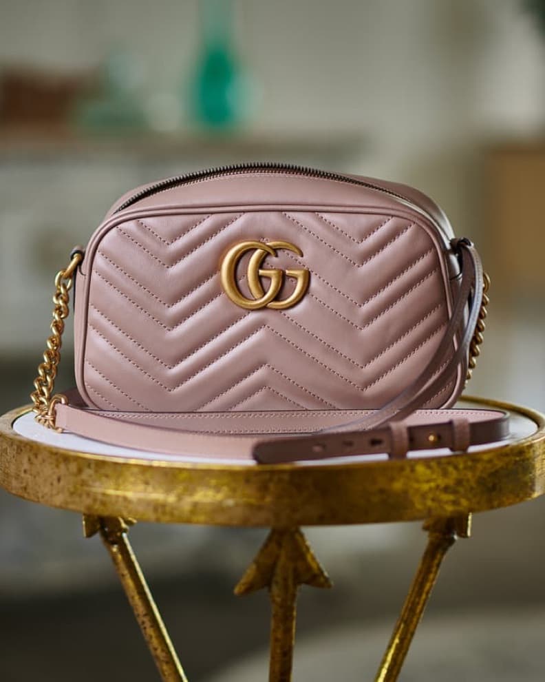Gucci Marmont Dusty Pink Shoulder Bag - Image 1