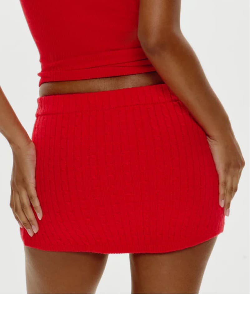 Frankies Bikinis Knit Cardigan & Skort - Image 6