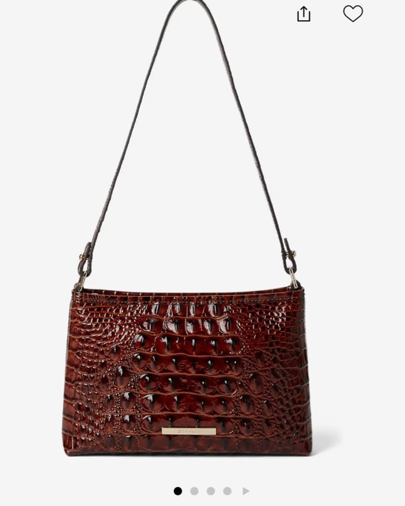 Brahmin Brown Leather Purse - Image 1