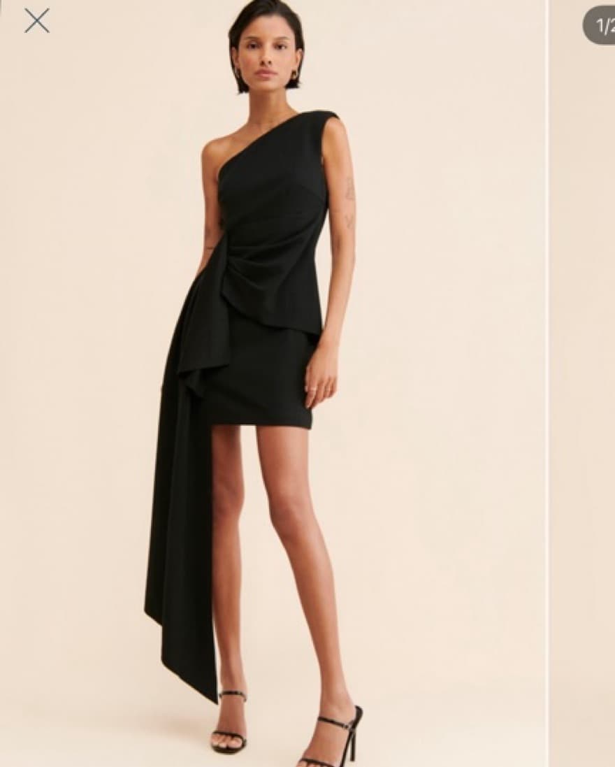 Elliatt Chic Black Cocktail Dress - Image 1