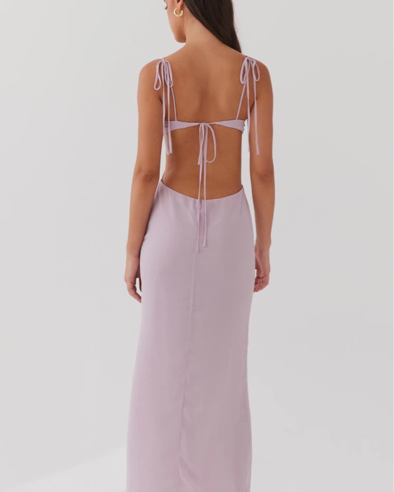 Peppermayo Lilac Maxi Dress - Image 2