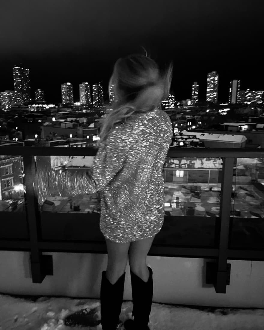 Sequin Button-up Shirt - Image 1