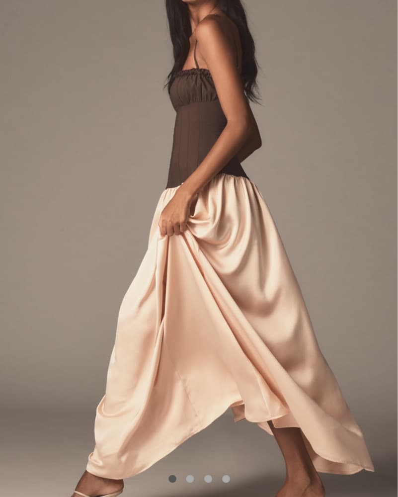 WeWoreWhat Drop Waist Corset Maxi Dress - Image 2