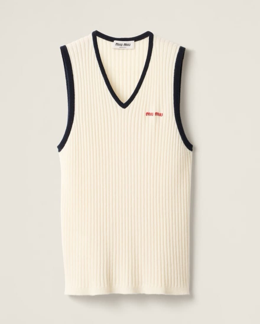 Miu Miu Cashmere Vest - Image 1