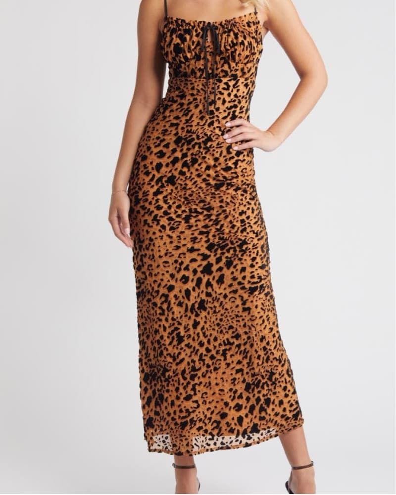 Rare London Leopard Print Dresse - Image 4