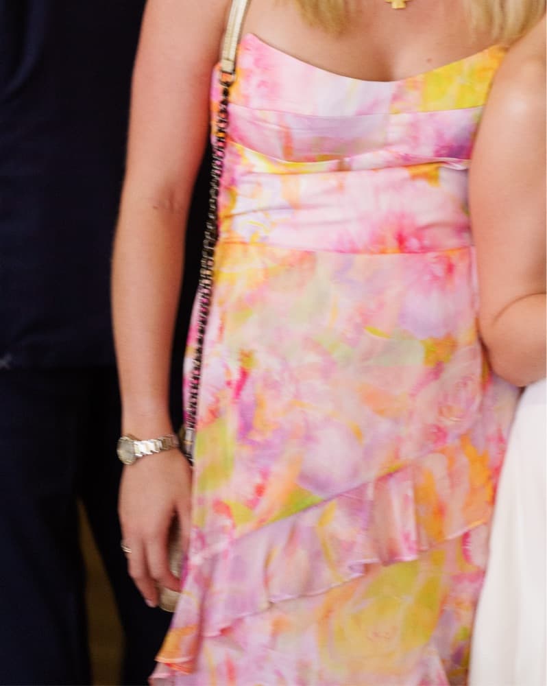 Vibrant Floral Midi Dress - Image 2