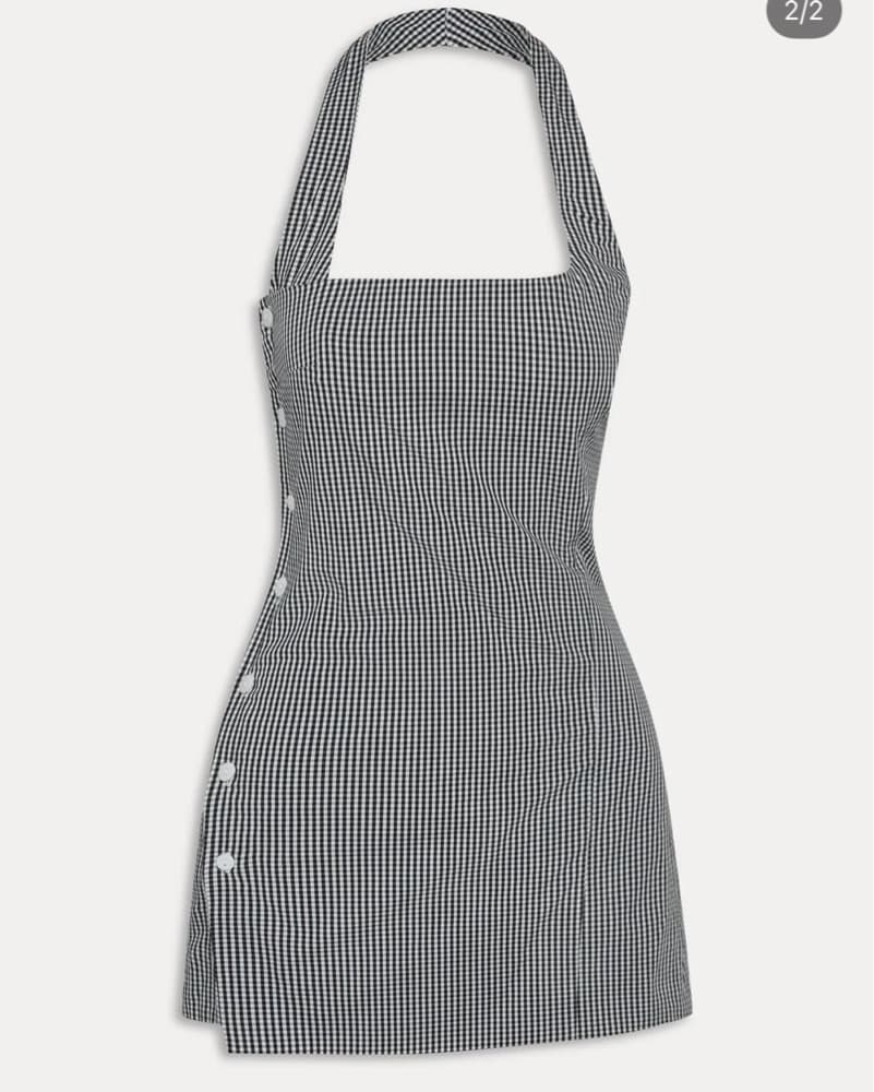 West Cotton Wrap Mini Dress Frankies  - Image 2