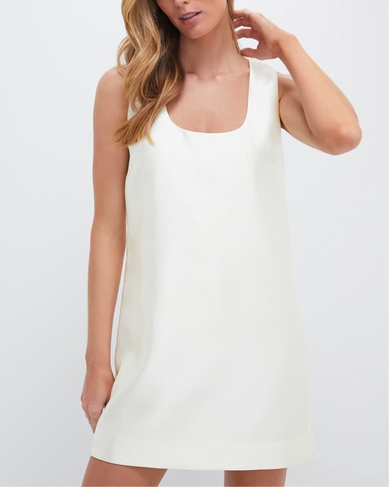 Tuckernuck Ivory Mini Dress - Image 1