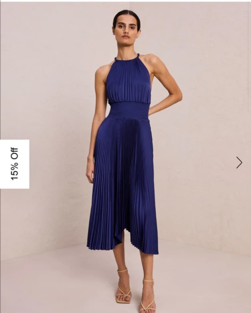 ALC Renzo Pleated Dress - Image 1