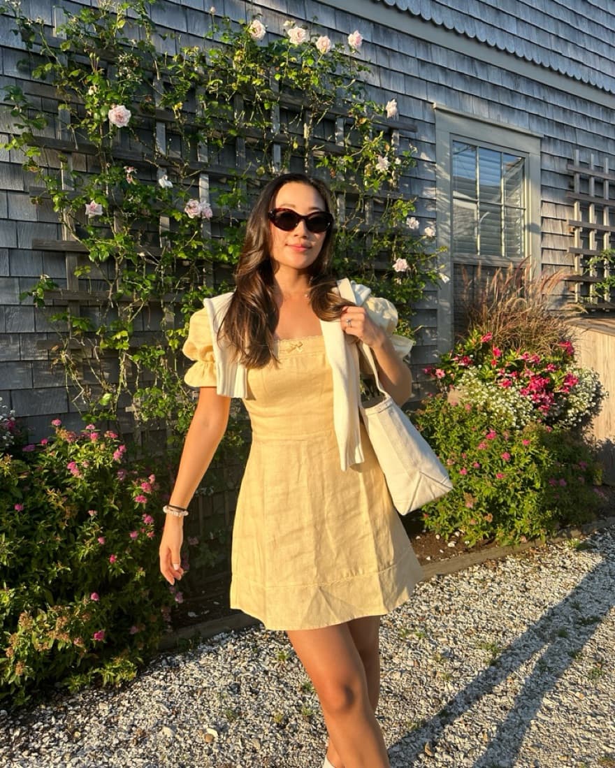 Reformation Evianna Linen Dress - Image 2