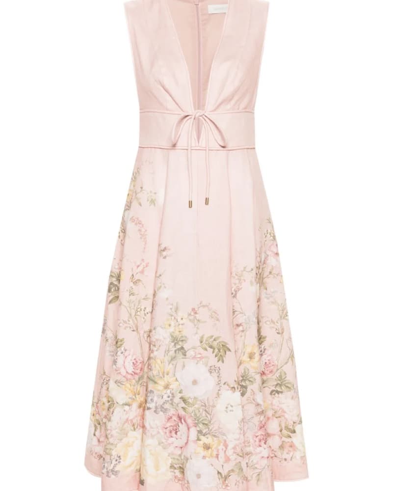 ZIMMERMANN Waverly Plunge A-Line Midi - Image 1