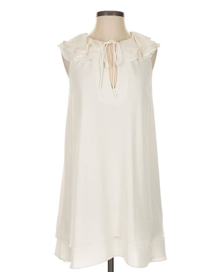Amanda Uprichard Ruffled Midi Dress - Image 1
