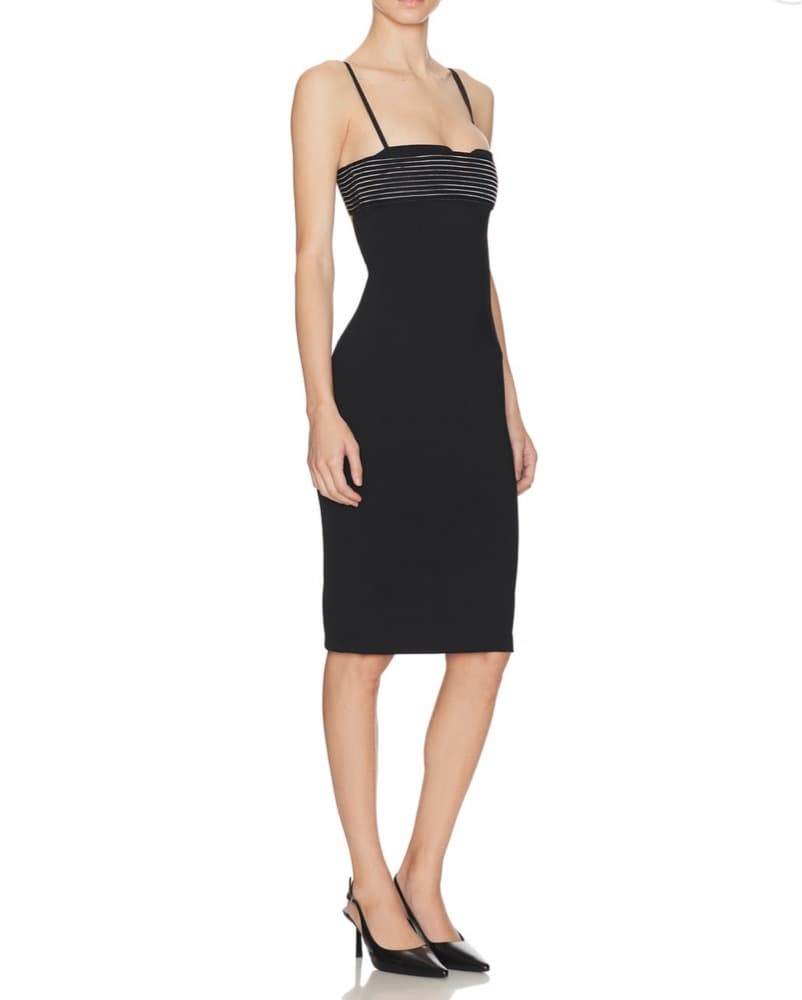 Haleo Bra Sheer Midi Dress Revolve  - Image 4