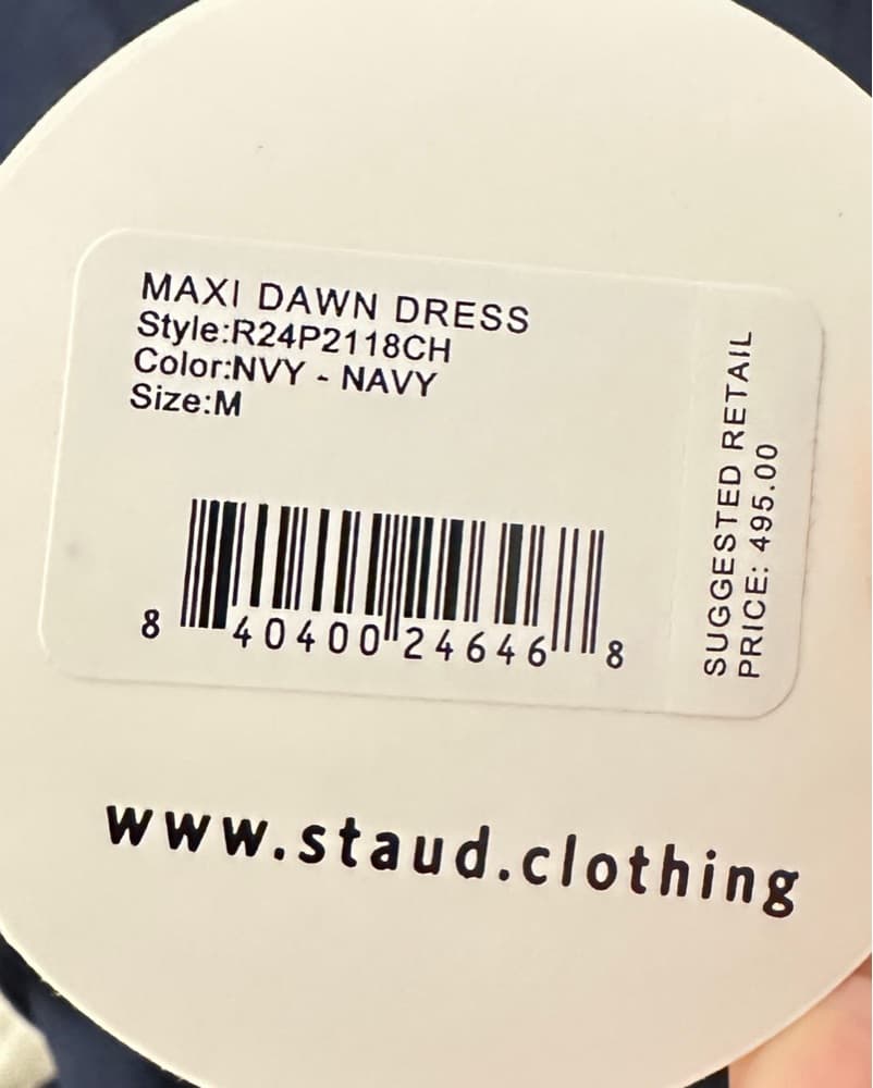 Elegant Navy Maxi Dress - Image 5