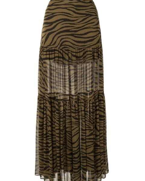 Veronica Beard Zebra Maxi Skirt - Image 3
