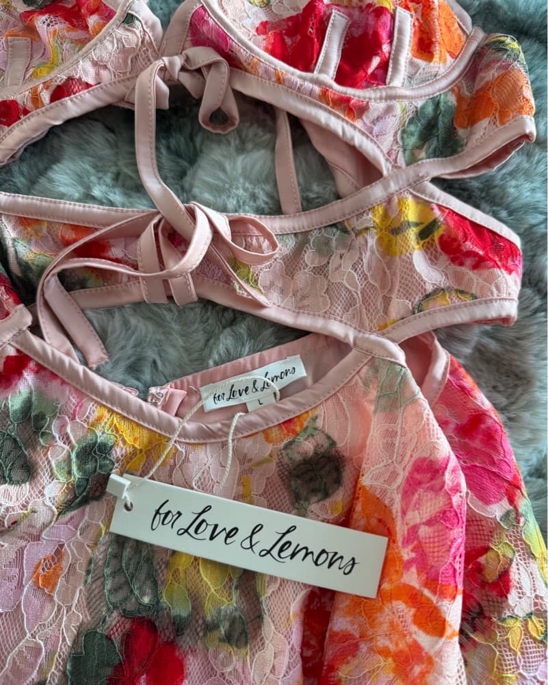 For Love & Lemons Foral Dress - Image 3