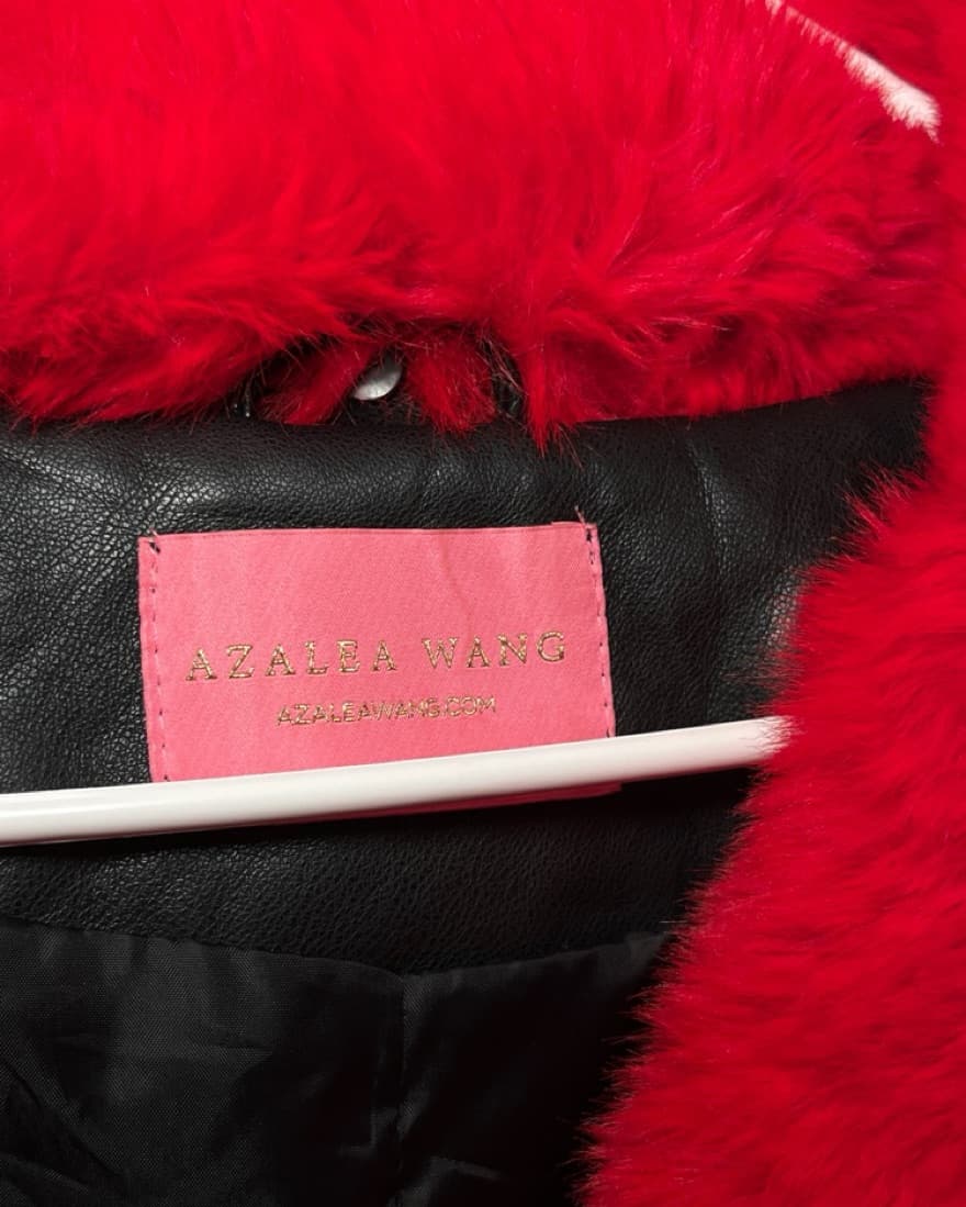 Red Fur Trim Top - Image 4